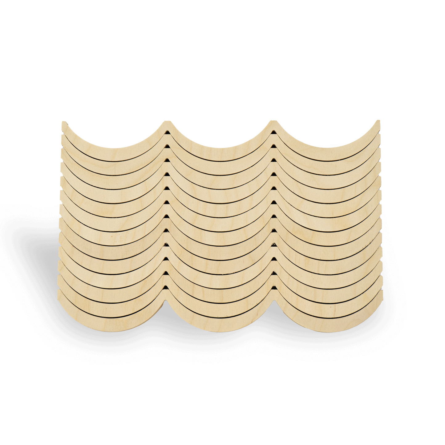 Frise Murale en Bois – Vagues Décoratives Naturelles