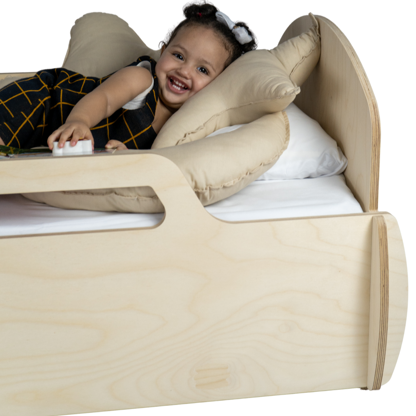 Lit Montessori en Bois avec Rangement – Confort et Autonomie