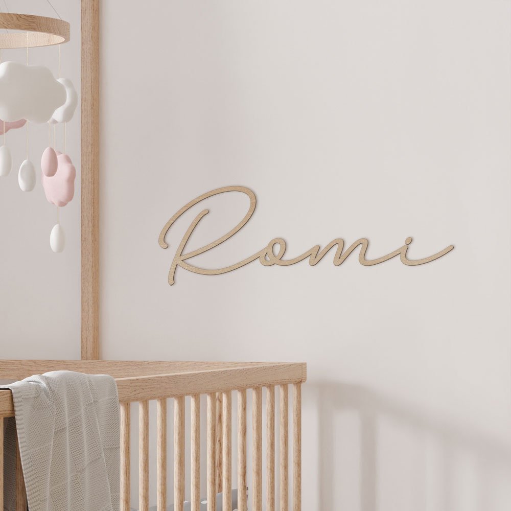 Un tableau Nominatif En Bois Pour Une Chambre D'enfant