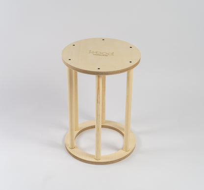 Tabouret Cylindrique en Bois – Design Léger et Fonctionnel