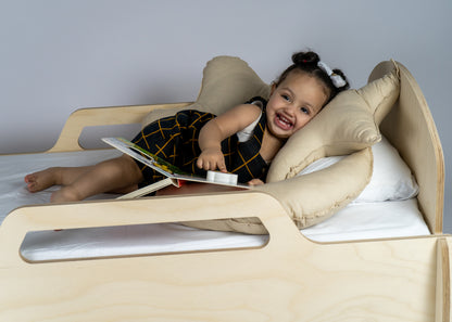 Lit Montessori en Bois avec Rangement – Confort et Autonomie