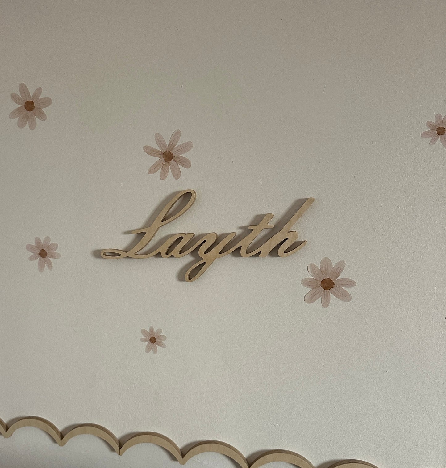 Un tableau Nominatif En Bois Pour Une Chambre D'enfant